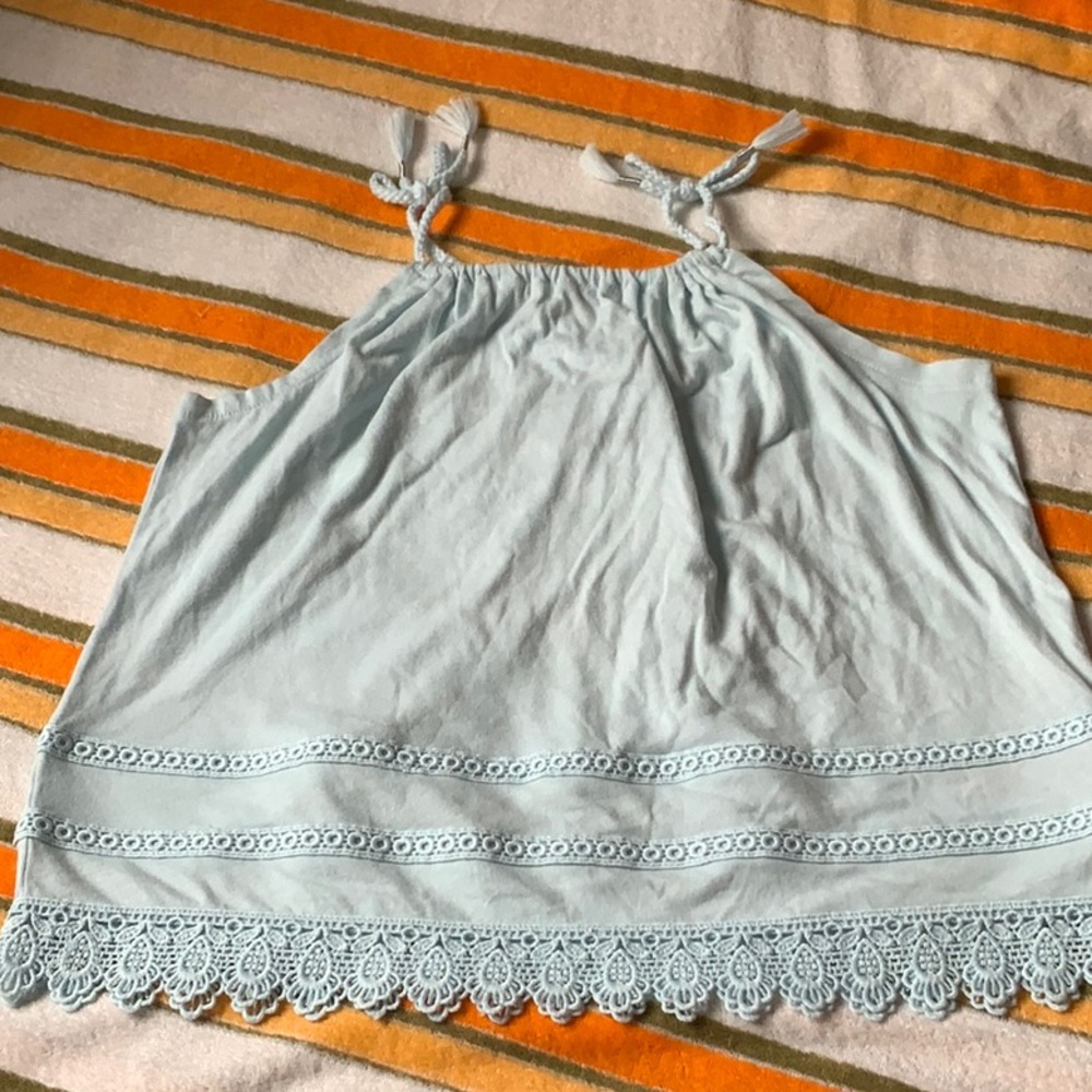 NWT Gap girls lace tank top in medium 8-9